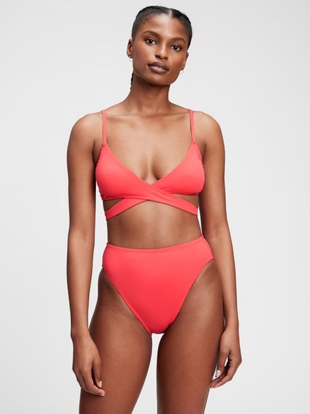GAP Bikini with Wrap-Back Top & High-Leg Bottom